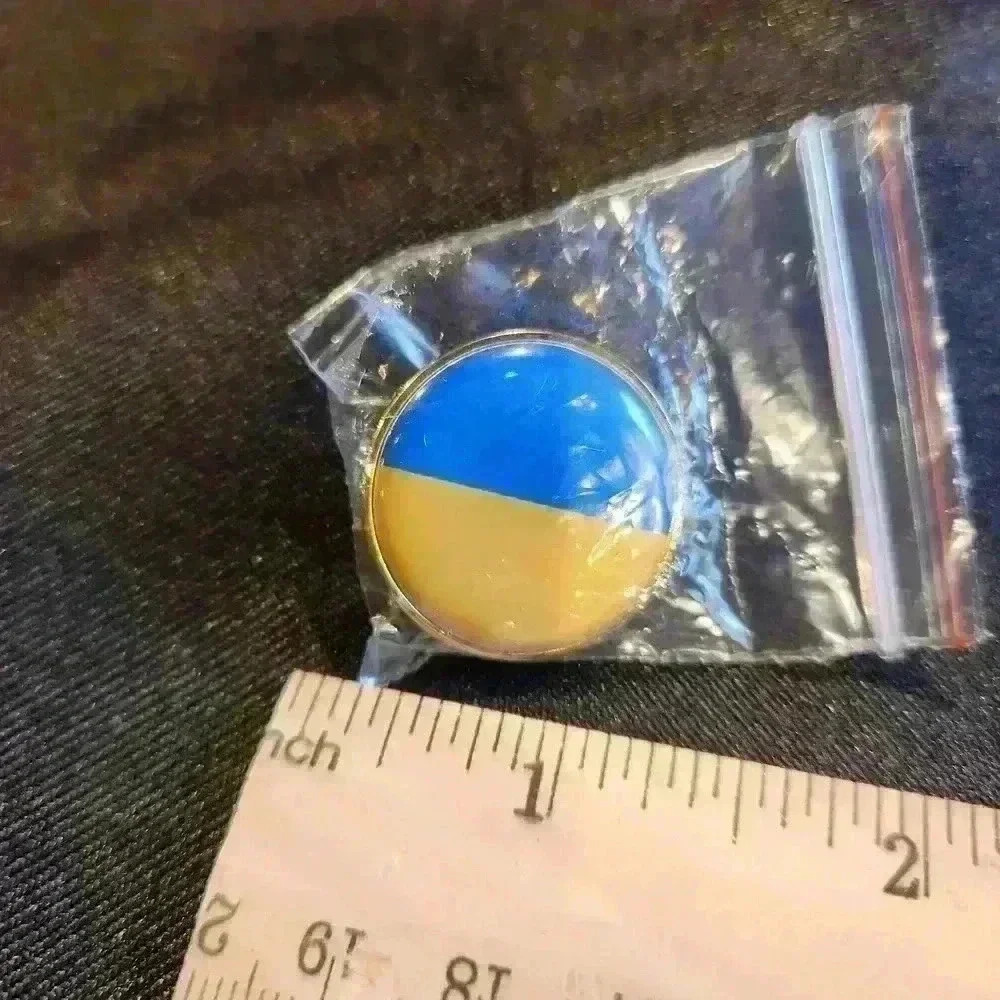 Slava Ukraine Enamel Lapel Pin